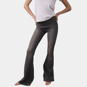 We The Free Dark Gray Flare Jeans